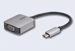 , USB-C=>VGA, USB-C>VGA, Male-Female,  .., (1920x1200 60Hz;.  148.5 M;USB 3.1 Type-C with DP Alt Mode Thunderbolt 3 Compatible)